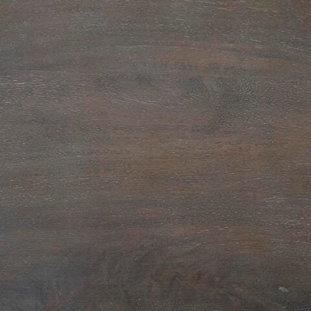 Corno Oblong Accent Table | Pebble-Shaped Body w Pedestal | Brown 21"