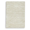 Jaen Medium Rug | Abstract Design | 7mm Pile | Beige & Tan Wool Bamboo 5x7