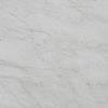 Winy 3pc Occasional Table Set | White Faux Marble Top | Open Shelf | Black