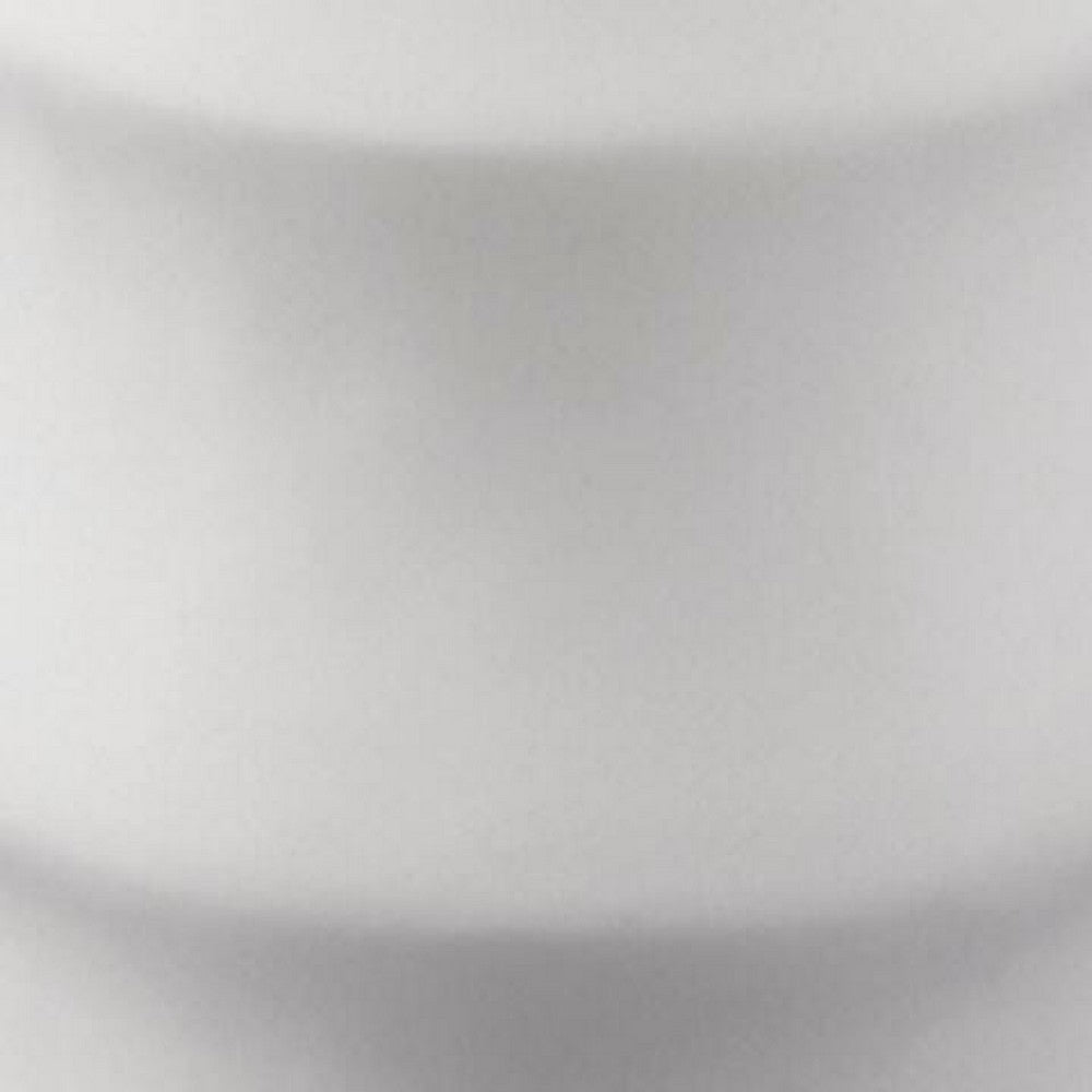 Vala Floor Lamp | Hardback Drum Shade | Scalloped Polyresin White 66"