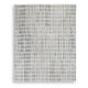 Turo Striped Large Area Rug | 16mm Pile | Ivory & Black Polyester 8x10