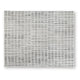 Turo Striped Large Area Rug | 16mm Pile | Ivory & Black Polyester 8x10