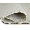 Turo Striped Large Area Rug | 16mm Pile | Ivory & Black Polyester 8x10