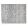 Feri Striped Large Area Rug | Gray & Ivory Polypropylene Polyester 8x10