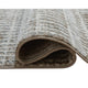 Feri Striped Large Area Rug | Gray & Ivory Polypropylene Polyester 8x10