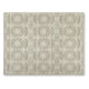 Moca Large Area Rug | Geometric Design | Gray & Ivory Polypropylene 8x10