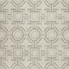 Moca Large Area Rug | Geometric Design | Gray & Ivory Polypropylene 8x10