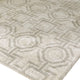 Moca Large Area Rug | Geometric Design | Gray & Ivory Polypropylene 8x10