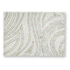 Delma 5x7 Medium Area Rug | Flowing Abstract Pattern | Green & Ivory Wool