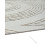 Delma 5x7 Medium Area Rug | Flowing Abstract Pattern | Green & Ivory Wool
