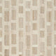 Lisa 5x7 Medium Area Rug | Stripe Pattern | White & Brown Wool Polyester