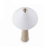 Parl Floor Lamp | Empire Shade | Conical Body | Brown Polyresin 68"