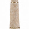 Parl Floor Lamp | Empire Shade | Conical Body | Brown Polyresin 68"