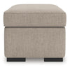 Mecy Accent Ottoman | Foam Seat Cushion | Heather Brown Chenille 40"