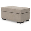 Mecy Accent Ottoman | Foam Seat Cushion | Heather Brown Chenille 40"