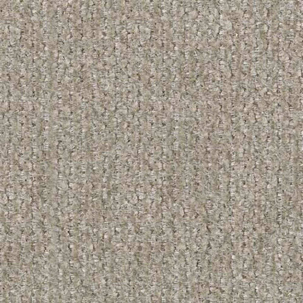 Wecy Accent Ottoman | Foam Fill Taupe Gray Polyester | Black Legs 40"