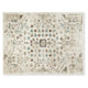Jai Large Area Rug | Medallion Pattern | Brown & Teal Polypropylene 8x10