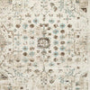 Jai Large Area Rug | Medallion Pattern | Brown & Teal Polypropylene 8x10