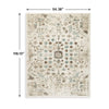 Jai Large Area Rug | Medallion Pattern | Brown & Teal Polypropylene 8x10