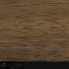 Tey Side End Table | 25" Square | Sintered Stone Inlay | Brown | Black