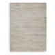 Bina 5x7 Medium Area Rug | Trellis Pattern |Beige | Brown Polyester