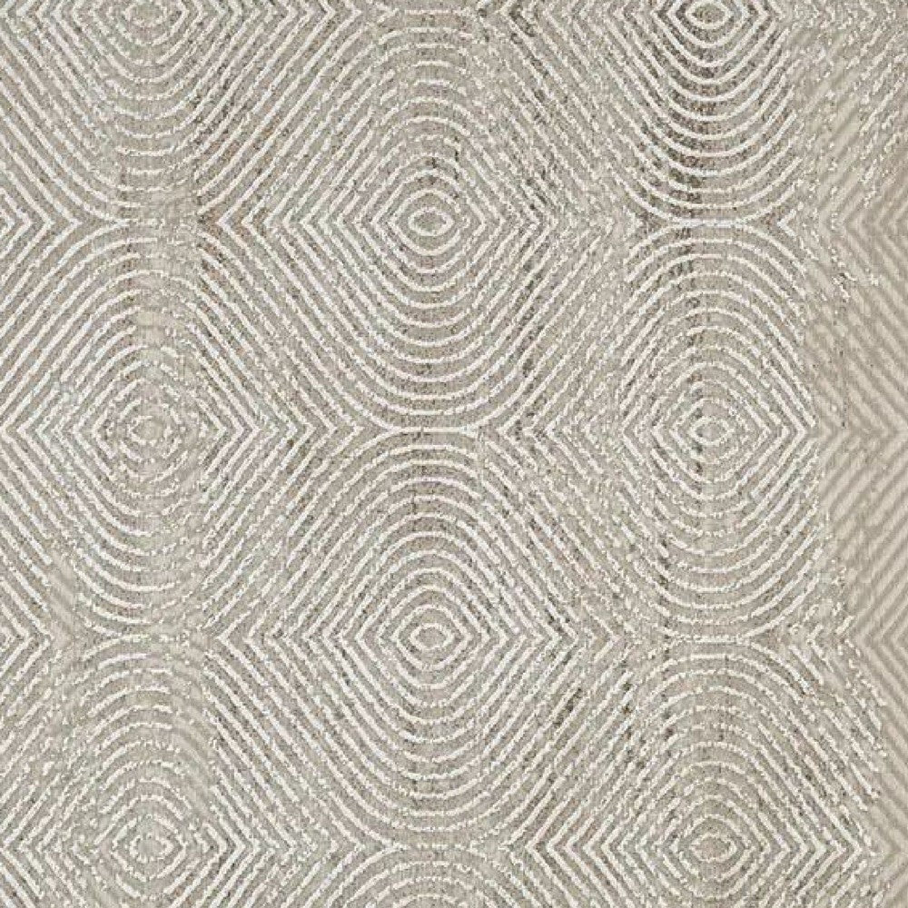 Bina 5x7 Medium Area Rug | Trellis Pattern |Beige | Brown Polyester