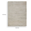 Bina 5x7 Medium Area Rug | Trellis Pattern |Beige | Brown Polyester