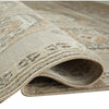 Baku 5x7 Medium Area Rug | Medallion Motif | Ivory Polypropylene Polyester
