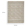 Baku 5x7 Medium Area Rug | Medallion Motif | Ivory Polypropylene Polyester