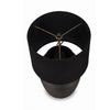 Kaya Table Lamp | Drum Fabric Shade | Metallic Black Terracotta Base | 26"