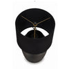 Kaya Table Lamp | Drum Fabric Shade | Metallic Black Terracotta Base | 26"