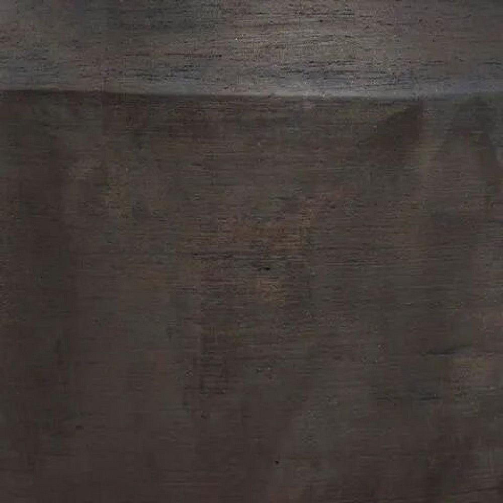 Kaya Table Lamp | Drum Fabric Shade | Metallic Black Terracotta Base | 26"