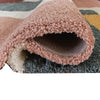 Fyna 5x7 Geometric Medium Area Rug w Shag | 30mm Pile | Gray Brown