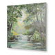 Naya Wall Art Painting | Tranquil Nature L&scape | H&painted Green 36x36