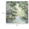 Naya Wall Art Painting | Tranquil Nature L&scape | H&painted Green 36x36