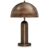 Laya Table Lamp | Dome Shade | Antique Copper 24"