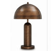 Laya Table Lamp | Dome Shade | Antique Copper 24"