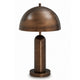 Laya Table Lamp | Dome Shade | Antique Copper 24"