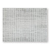 Turo Striped Medium Area Rug | 16mm Pile | Ivory & Black Polyester 5x7
