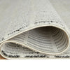 Turo Striped Medium Area Rug | 16mm Pile | Ivory & Black Polyester 5x7