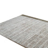 Feri Striped Medium Area Rug | Gray & Ivory Polypropylene Polyester 5x7