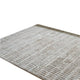Feri Striped Medium Area Rug | Gray & Ivory Polypropylene Polyester 5x7