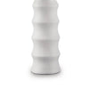 Vala Table Lamp | Hardback Drum Shade | Scalloped Polyresin White 33"