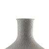 Esta Pottery Style Vase w Stand | Distressed Cream | Espresso Brown 29"