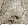 Wreno 5x7 Medium Area Rug | Plaid Pattern | 50mm Pile | Cream & Brown PET
