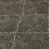 Wreno 5x7 Medium Area Rug | Diamond Pattern | 50mm Pile | Cream & Gray PET