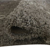 Wreno 5x7 Medium Area Rug | Diamond Pattern | 50mm Pile | Cream & Gray PET