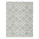 Unos 5x7 Geometric Medium Area Rug | Ivory Gray Polypropylene Polyester