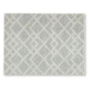 Unos 5x7 Geometric Medium Area Rug | Ivory Gray Polypropylene Polyester