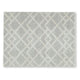 Unos 5x7 Geometric Medium Area Rug | Ivory Gray Polypropylene Polyester
